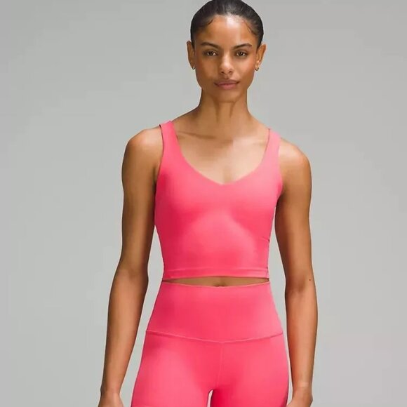 lululemon NWT Align™ Tank Top Light Support, A/B Cup sz 6 Glaze Pink - Picture 5 of 6